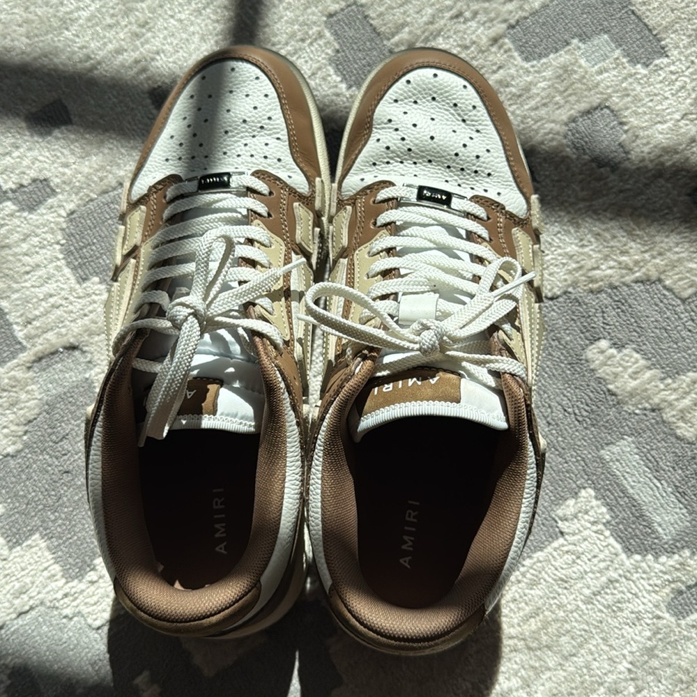 Amiri skel-top low brown US9 - Picture 2 of 6